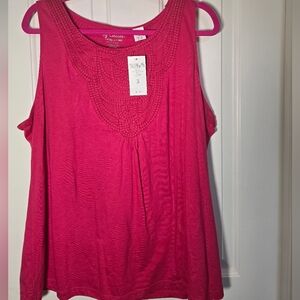 Chico's Women's Pink Sleeveless Top